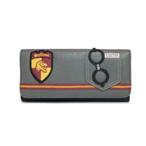 EUC Loungefly Harry Potter Gryffindor Leather Tri-Fold Wallet